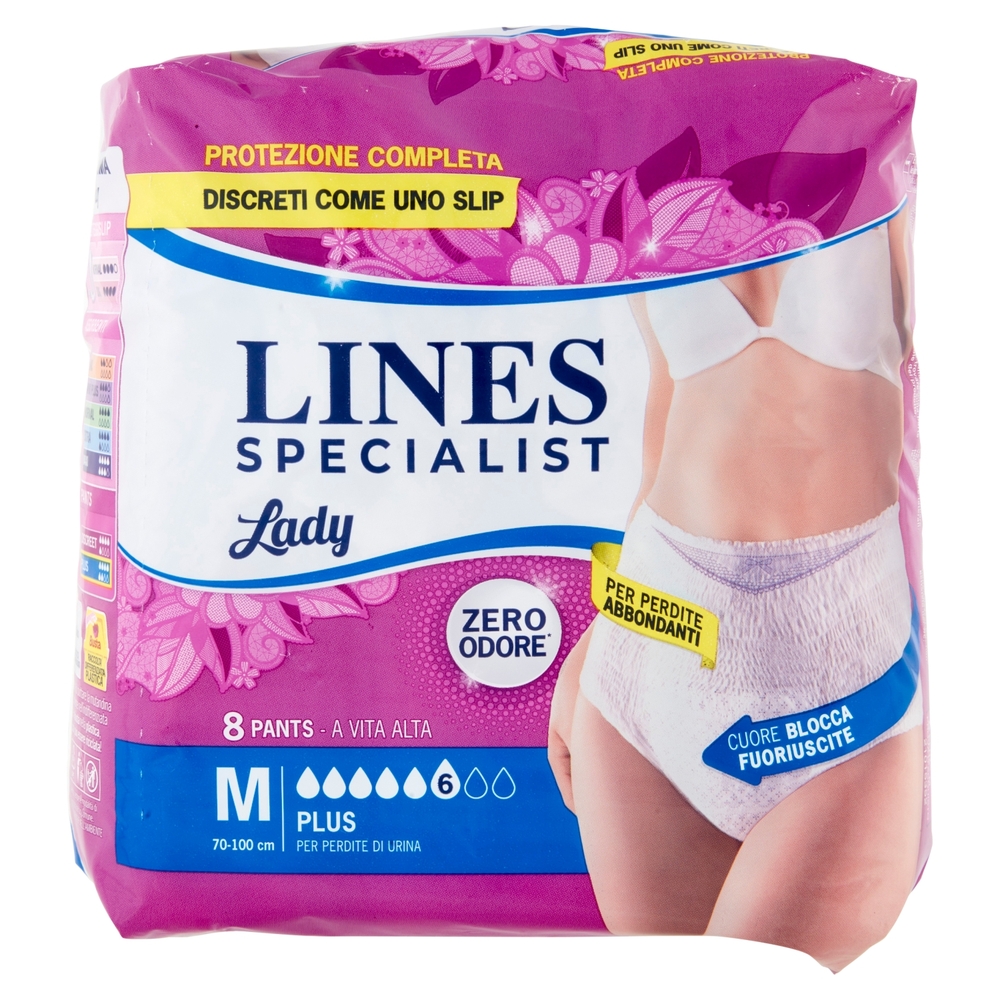 Lines Specialist Lady Pants Plus Tg.M 8 pz